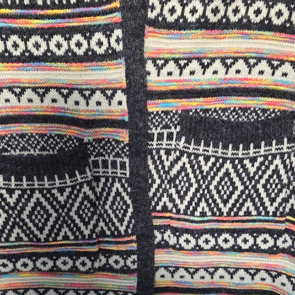 Monteau Multicolor Patterned Cardigan - Picture 6 of 6